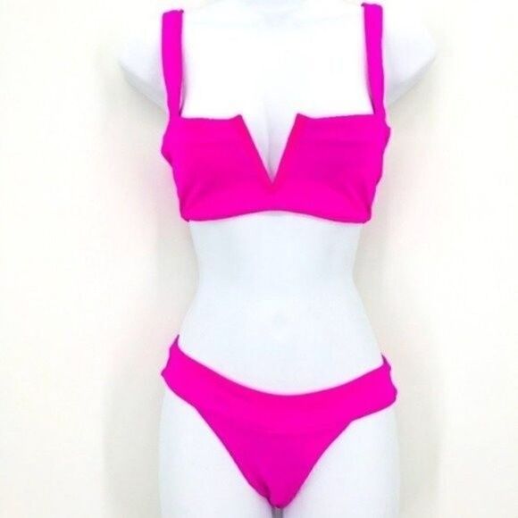 LSpace Fuchsia LeeLee top L Veronica bottom S BoxA - Picture 9 of 11